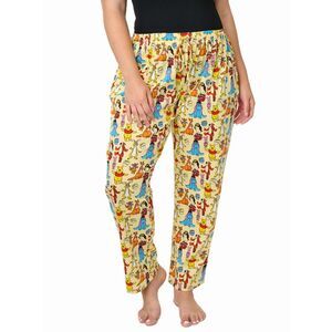 Women's Disney Winnie The Pooh Pajama Pants Loungewear Yellow Eeyore Piglet Owl